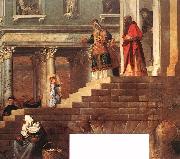 TIZIANO Vecellio, Presentation of the Virgin at the Temple (detail) er